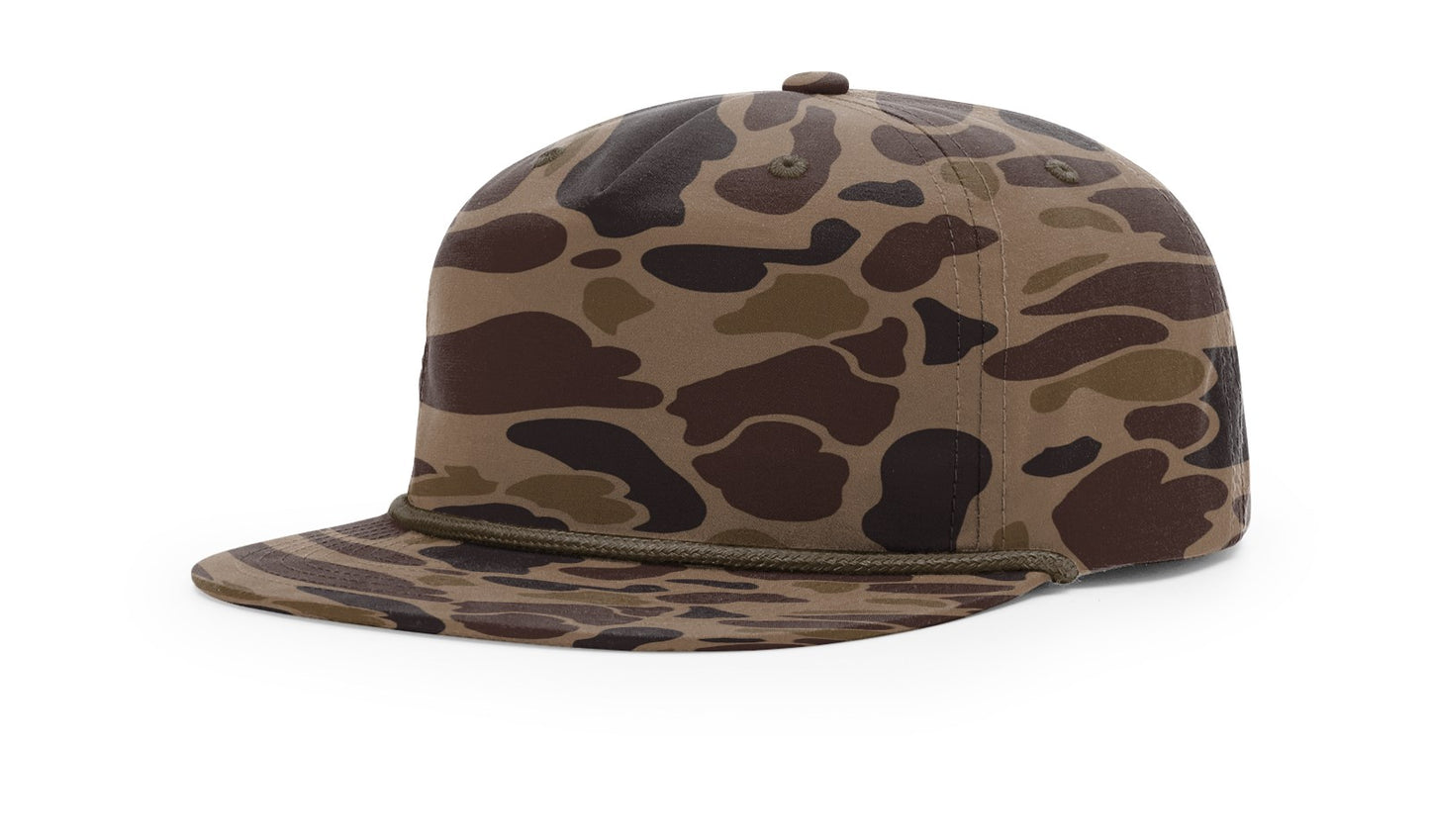Richardson 256P | 5 Panel Camo Umpqua Gramps Rope Cap