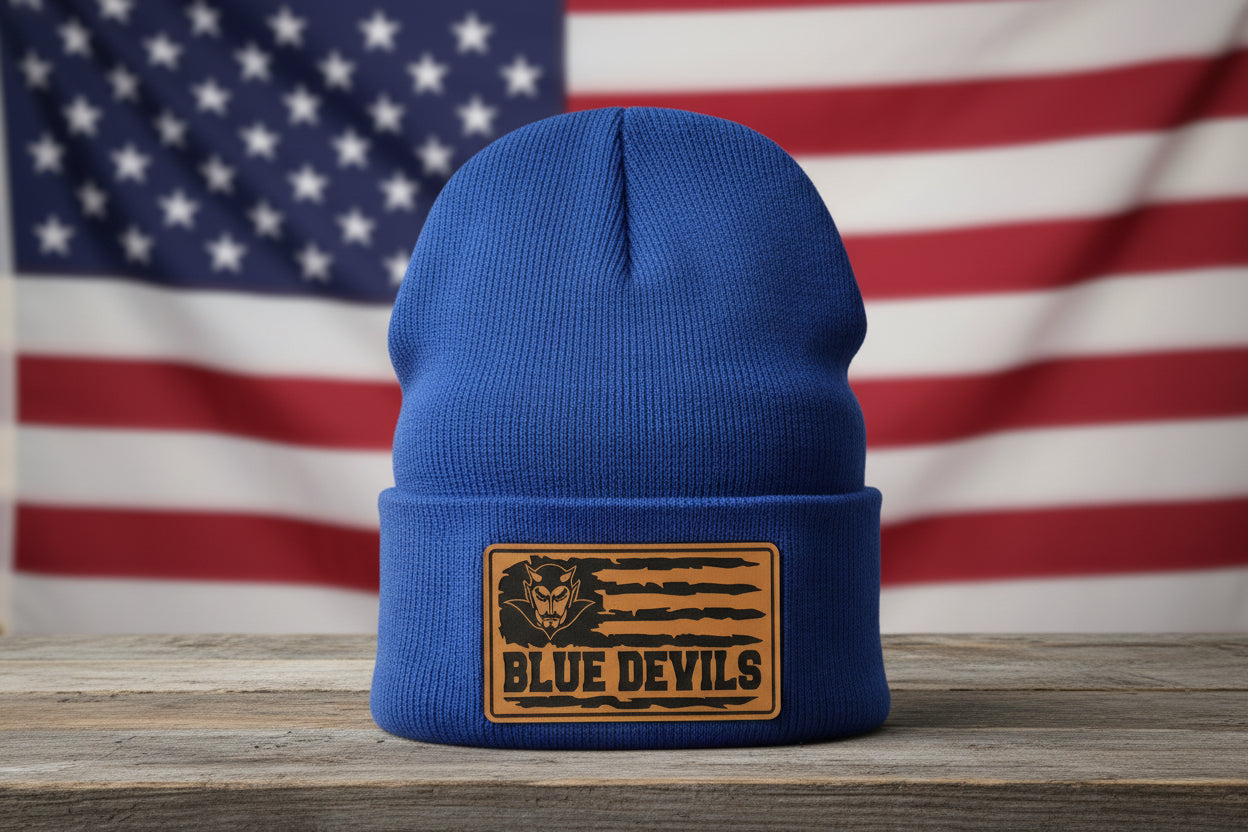 Blue Devils Flag Beanie