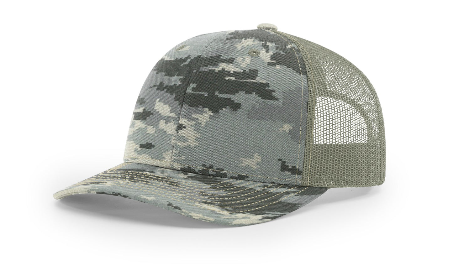 Richardson 112P 6 Panel Camo Hat