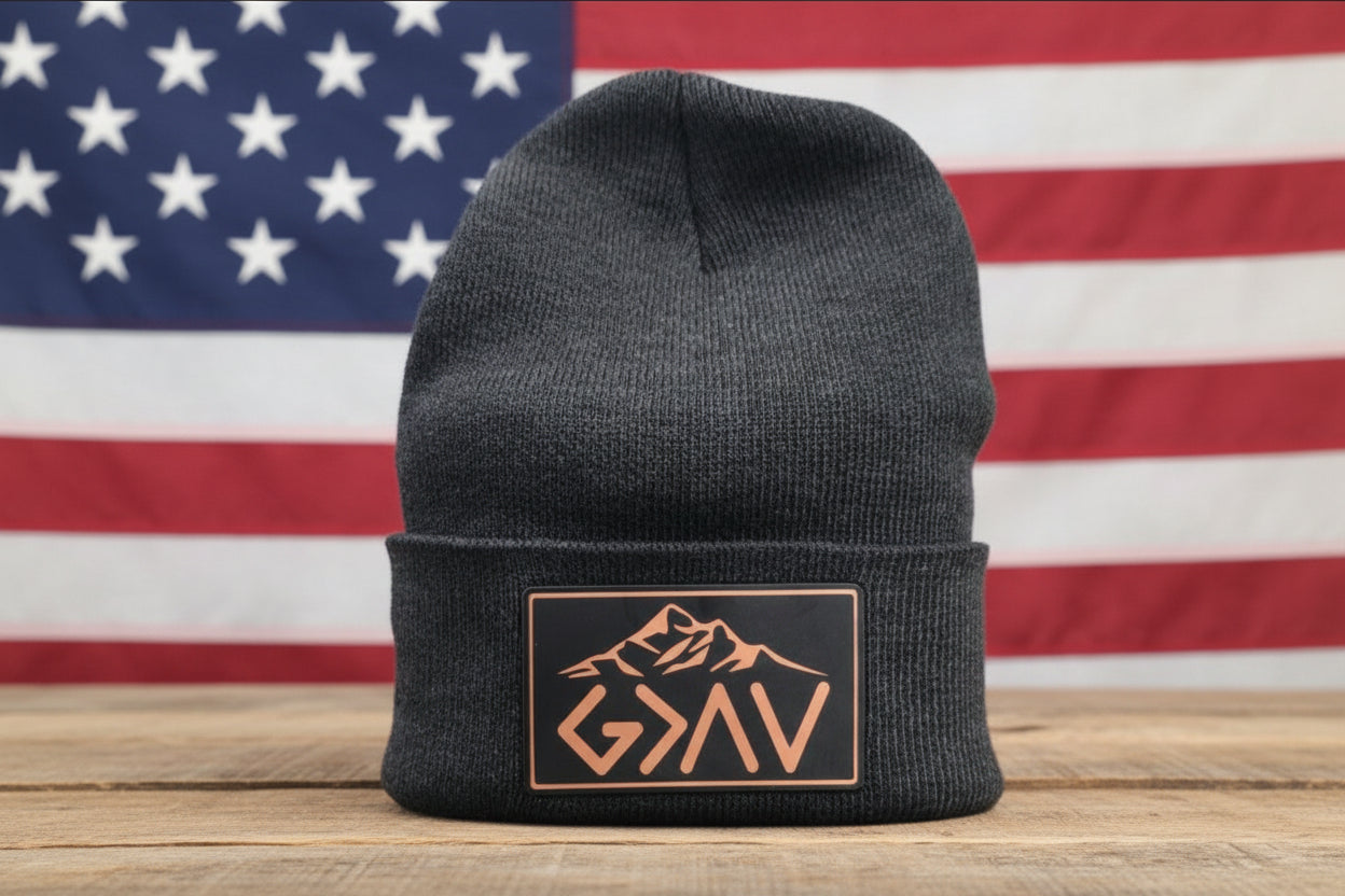 God Is Greater Than the Highs and Lows Beanie