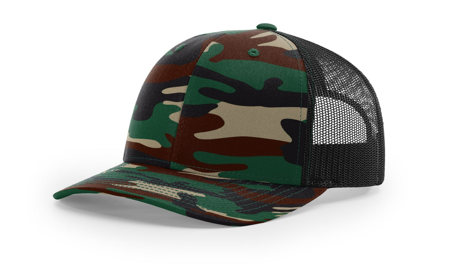Richardson 112P 6 Panel Camo Hat