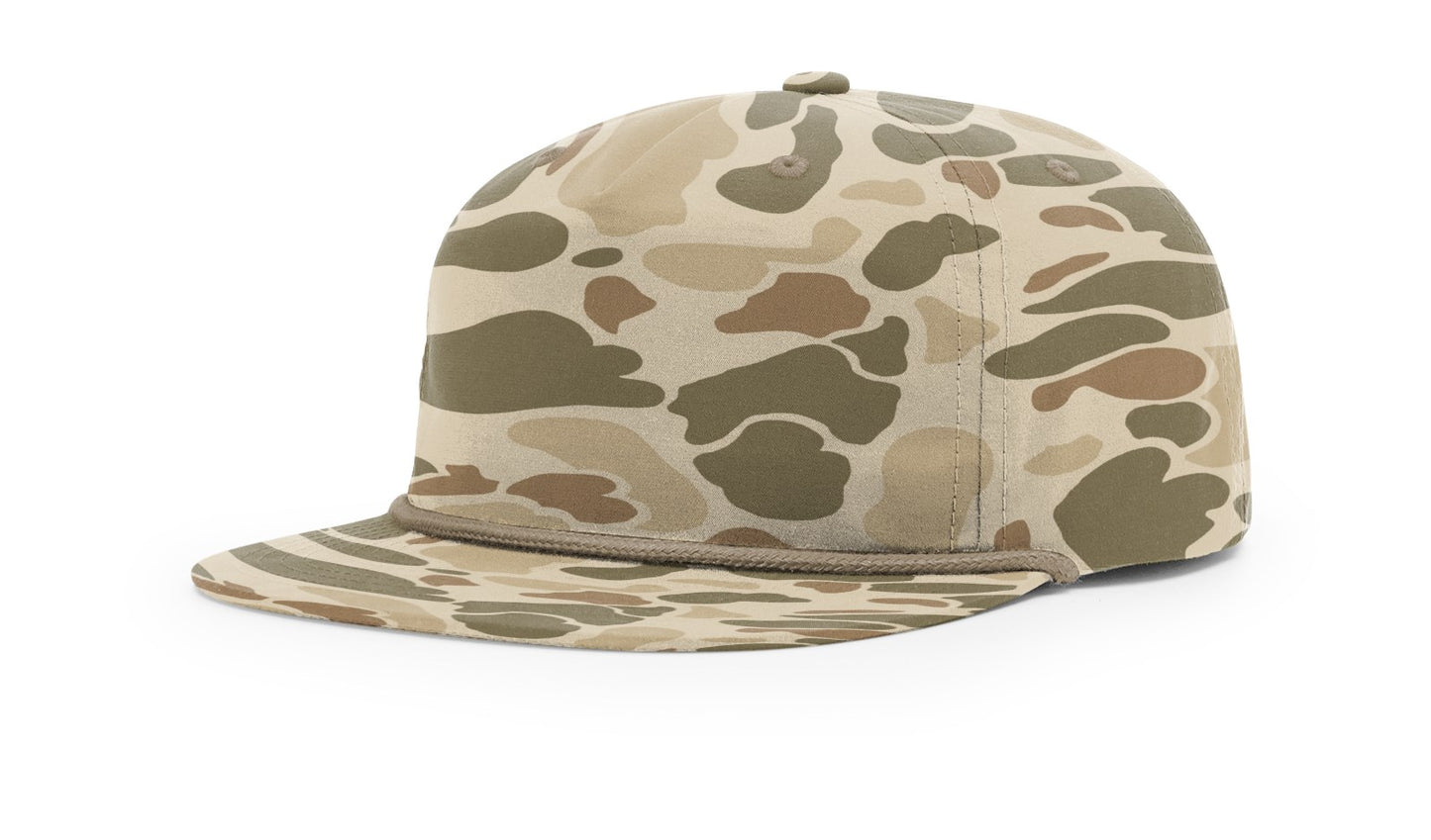 Richardson 256P | 5 Panel Camo Umpqua Gramps Rope Cap