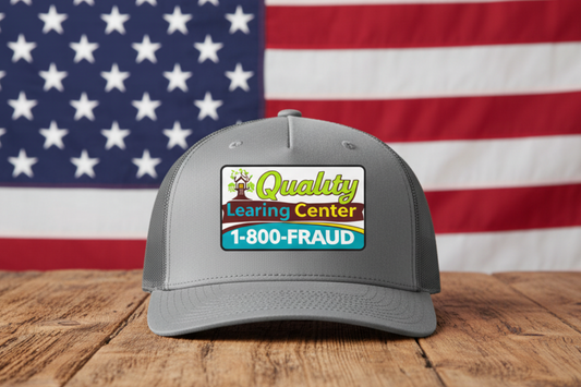 Quality "Learing" Center UV Patch Hat